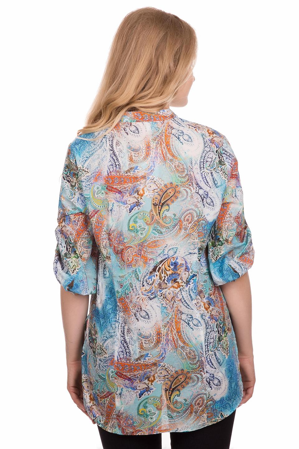 Блуза Steilmann с принтом пейсли бирюзовый