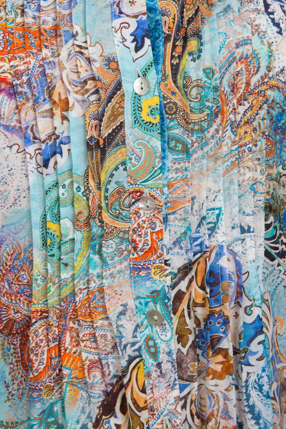 Блуза Steilmann с принтом пейсли бирюзовый