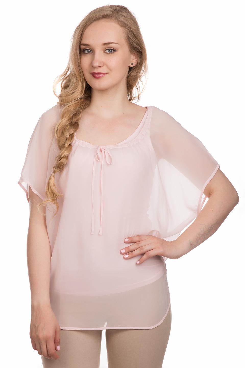 Блуза s.Oliver PREMIUM розовая с завязками