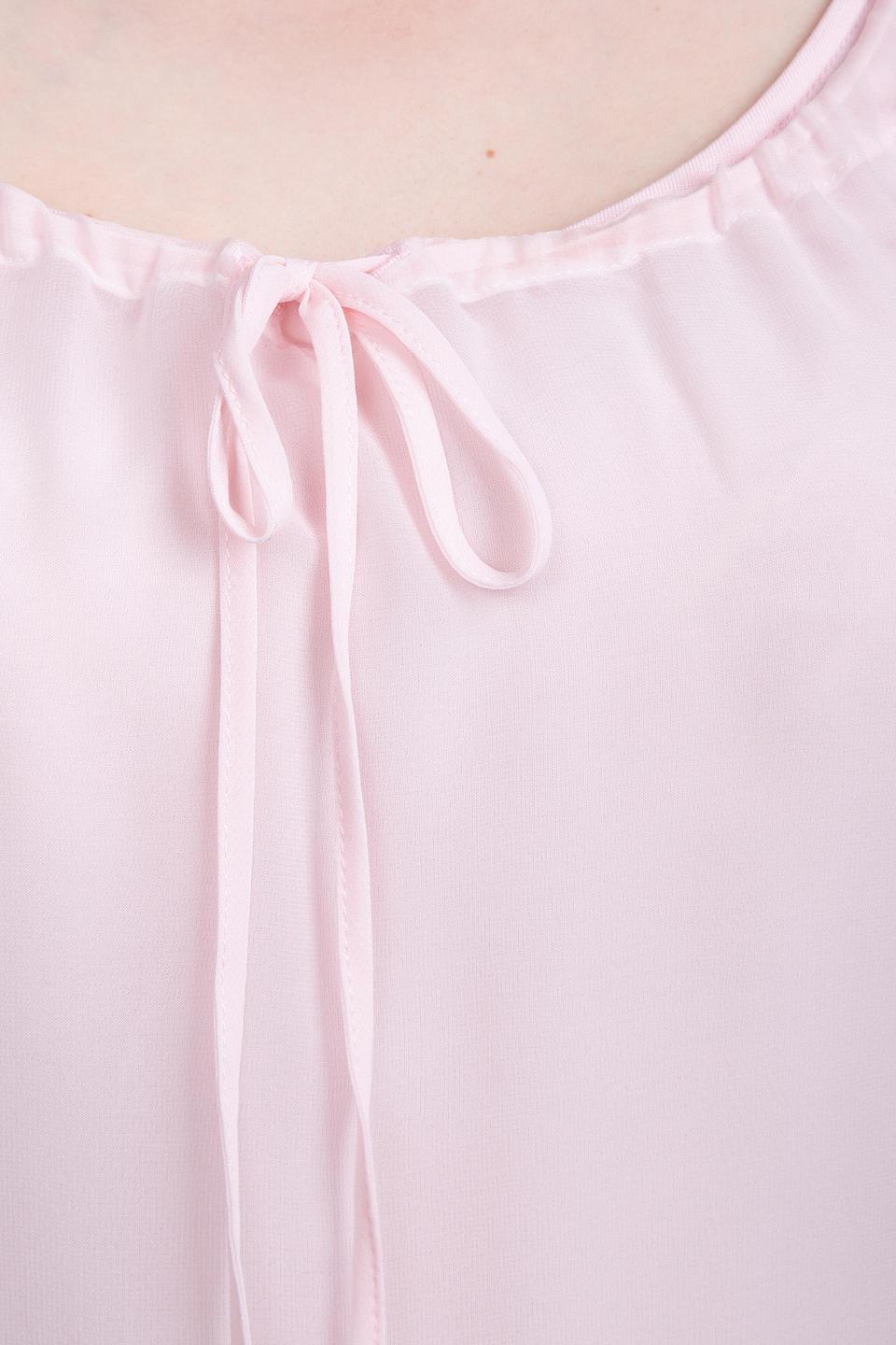 Блуза s.Oliver PREMIUM розовая с завязками