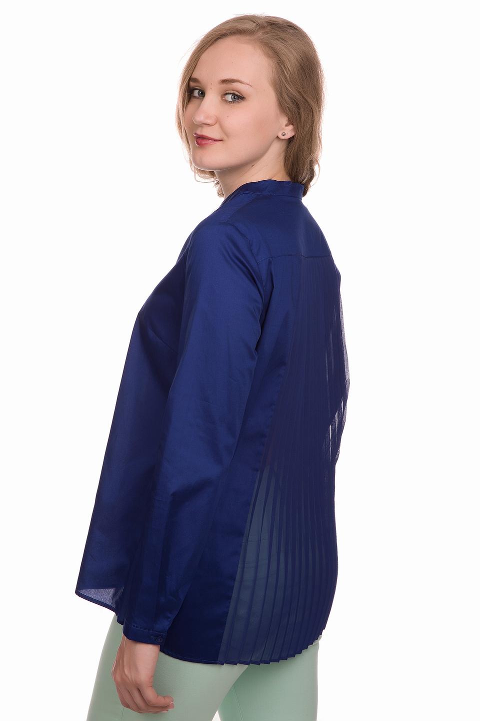 Синяя блуза Betty Barclay с плиссировкой