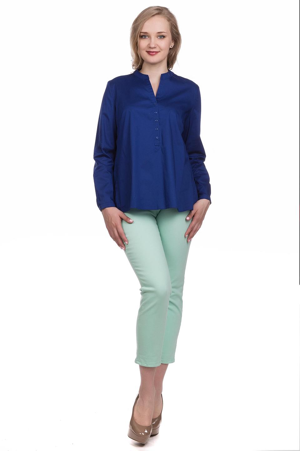 Синяя блуза Betty Barclay с плиссировкой