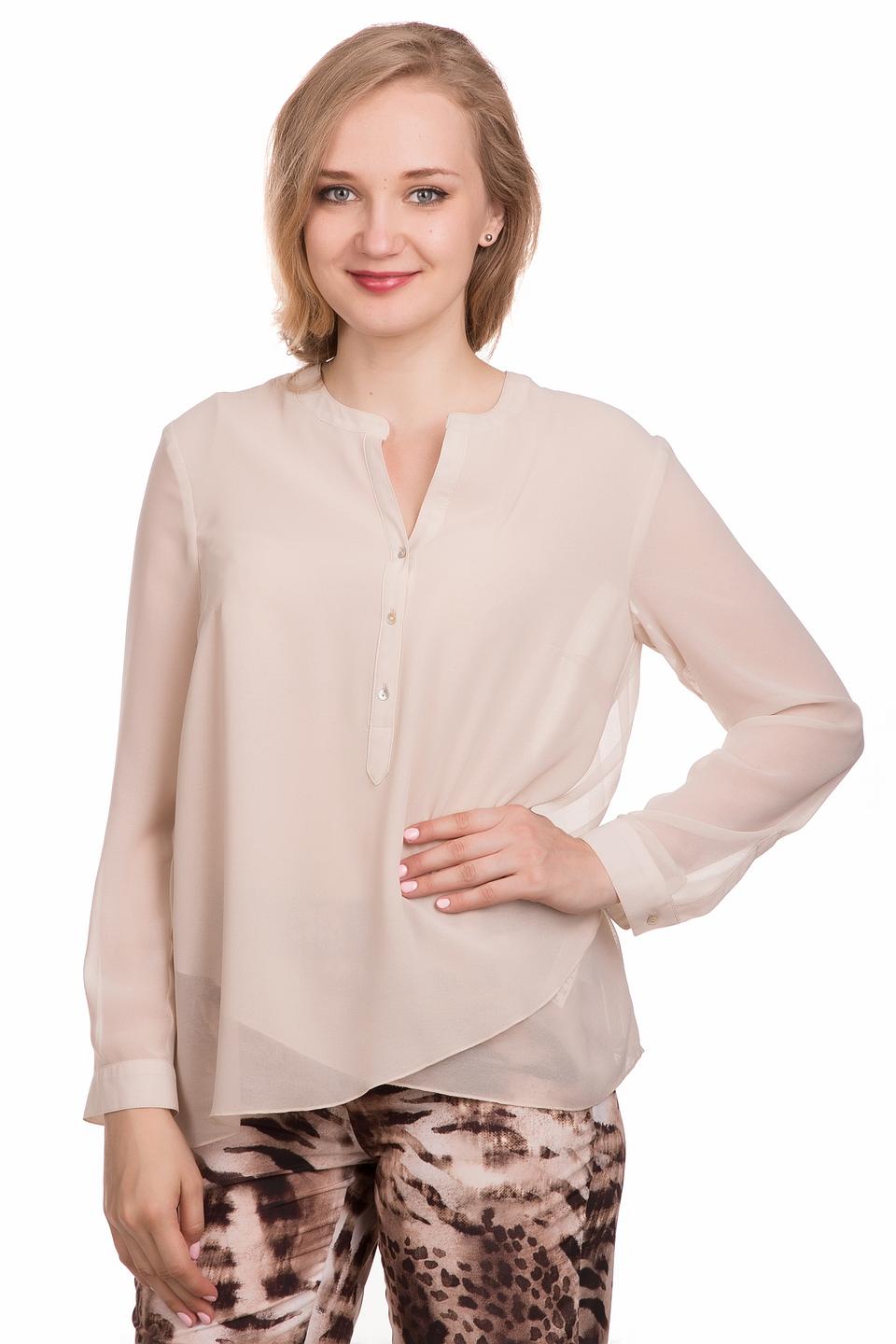 Блуза Apanage бежевая с рукавами