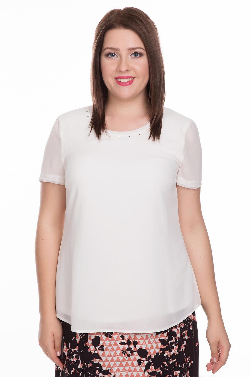 Блуза Gerry Weber белый с коротким рукавом