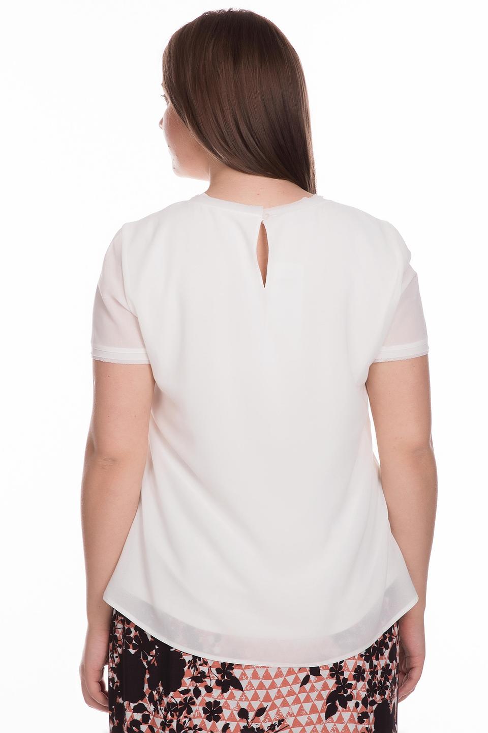 Блуза Gerry Weber белый с коротким рукавом