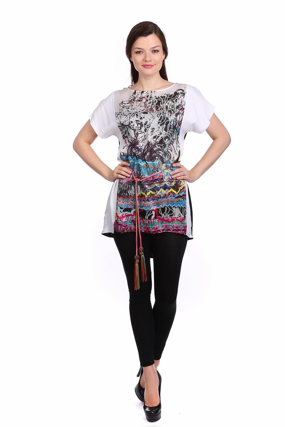 Блуза Tuzzi с принтом лошадей