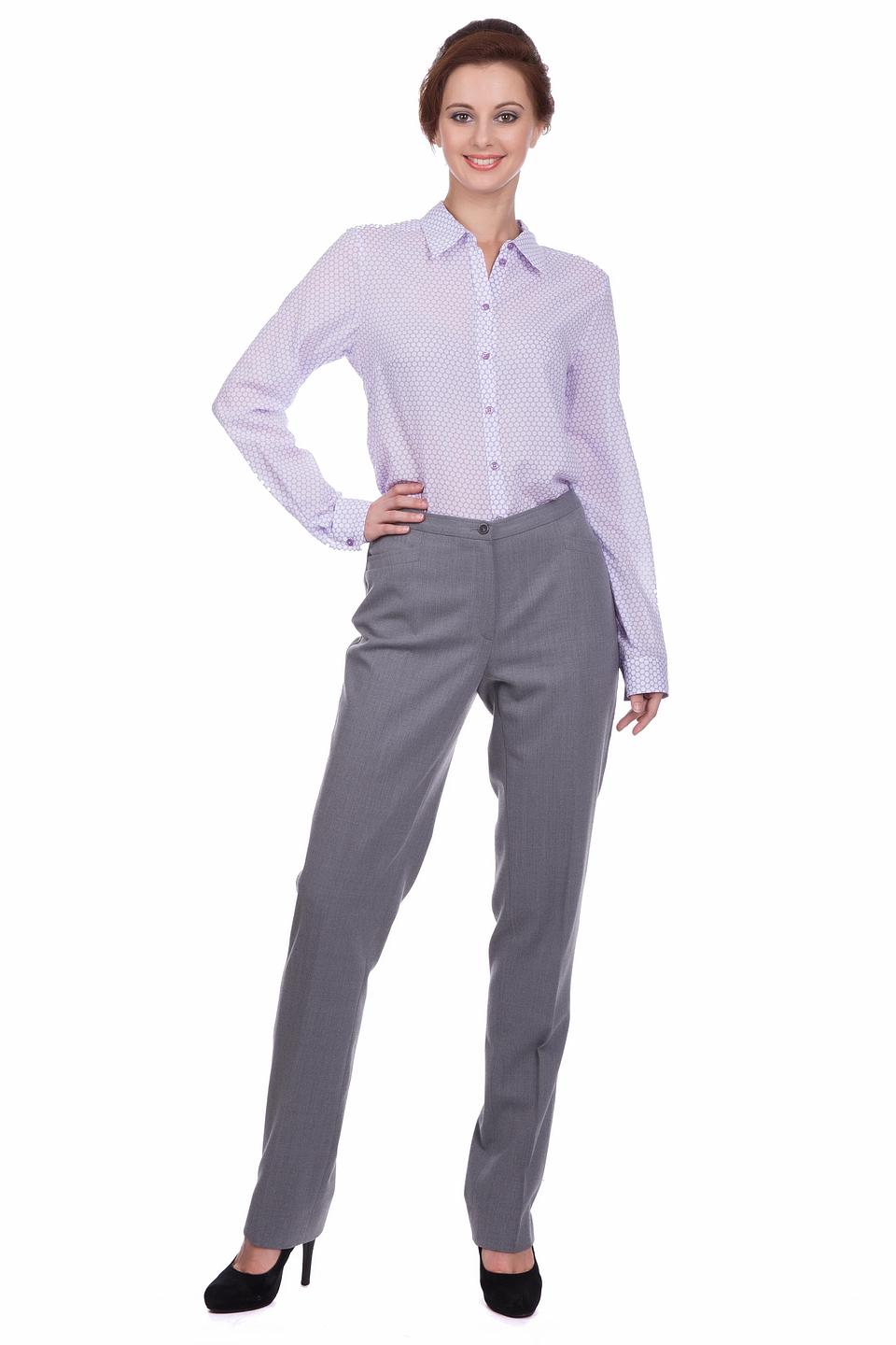 Блуза Rabe collection сиреневая с геометрическим принтом