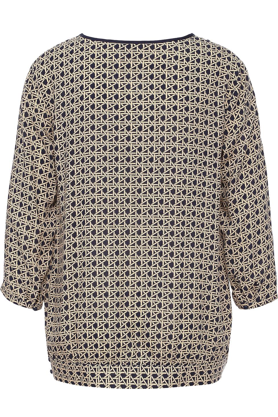 Блуза FINN FLARE с принтом, синяя