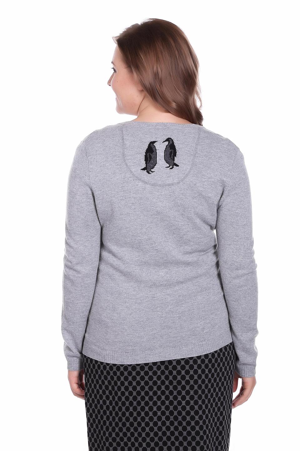 Жакет Gerry Weber серый с вышивкой