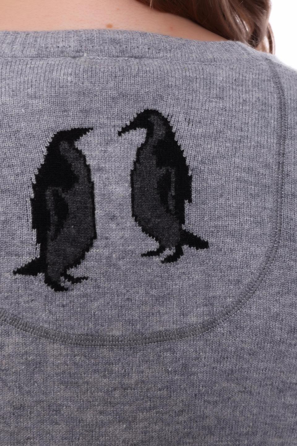 Жакет Gerry Weber серый с вышивкой