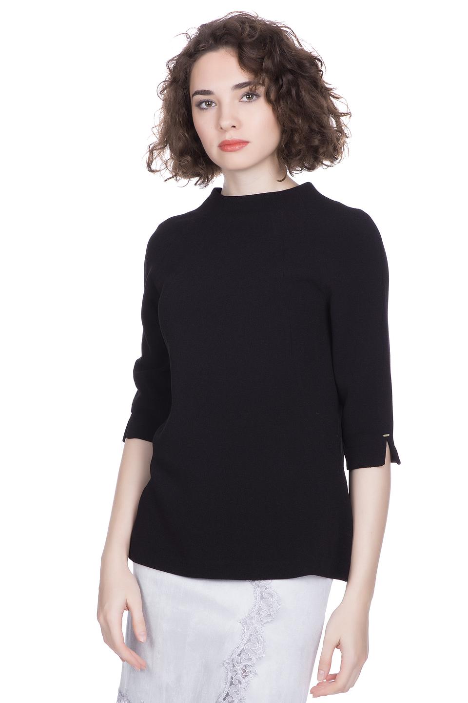 Блуза Pezzo чёрная с разрезом