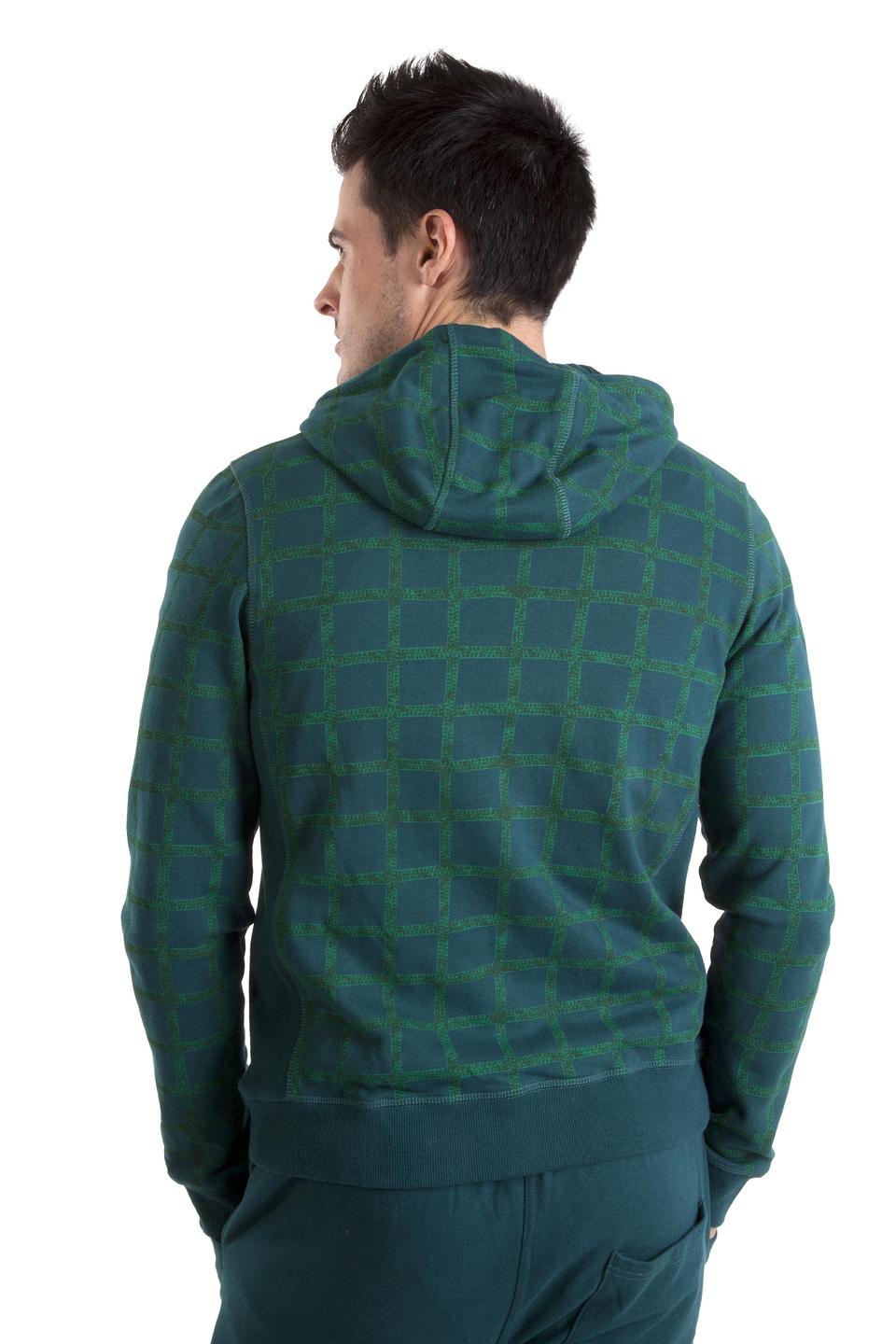 Толстовка Pezzo с принтом клетка