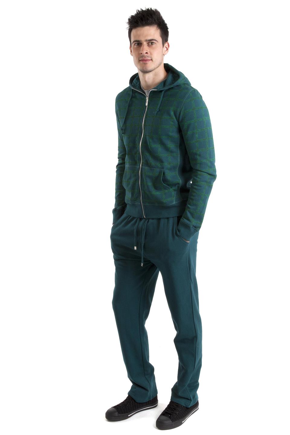 Толстовка Pezzo с принтом клетка