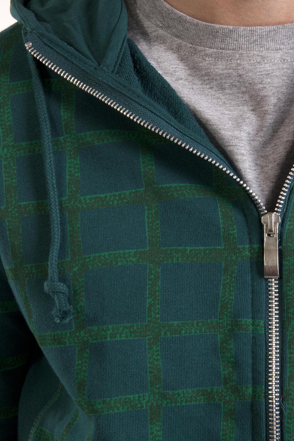 Толстовка Pezzo с принтом клетка