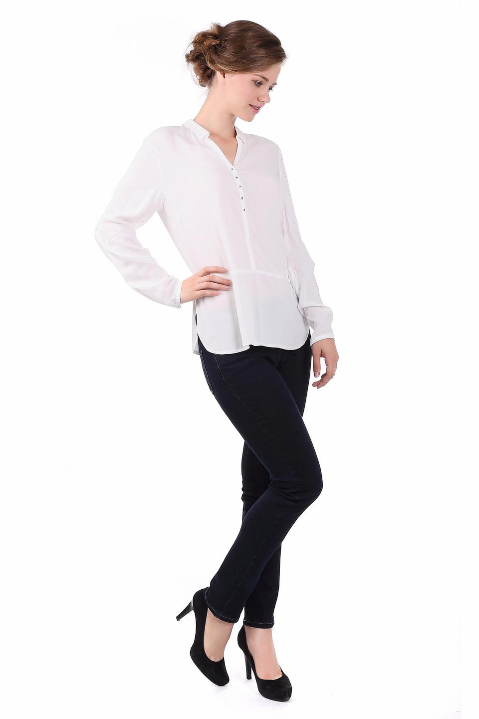 Блуза Gerry Weber белая с пуговицами