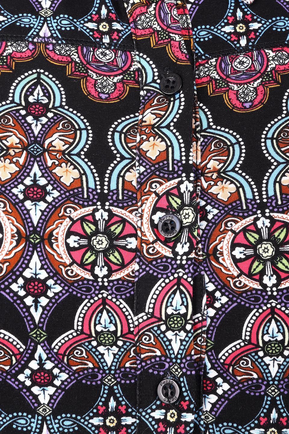 Блуза Pezzo с восточным принтом