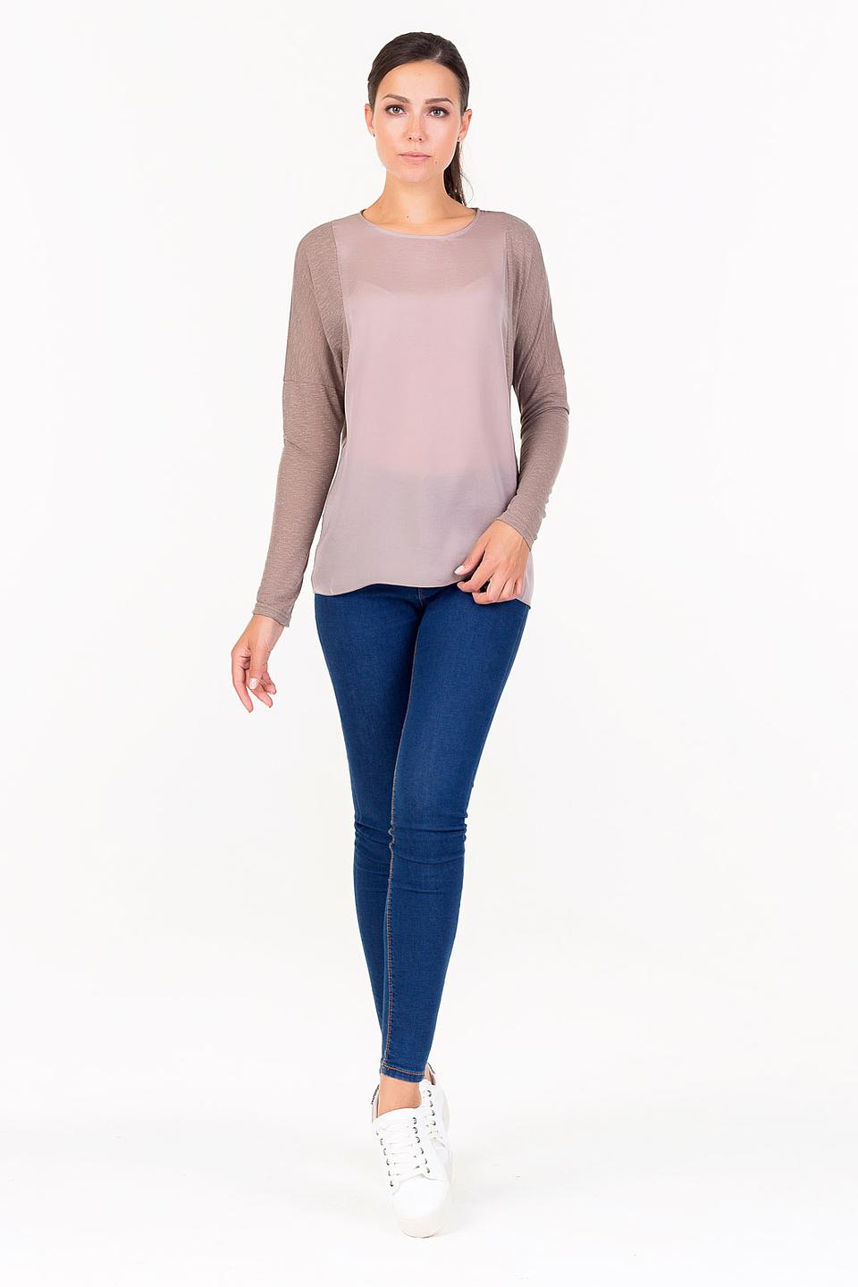 Блуза XARIZMAS с комбинированным дизайном