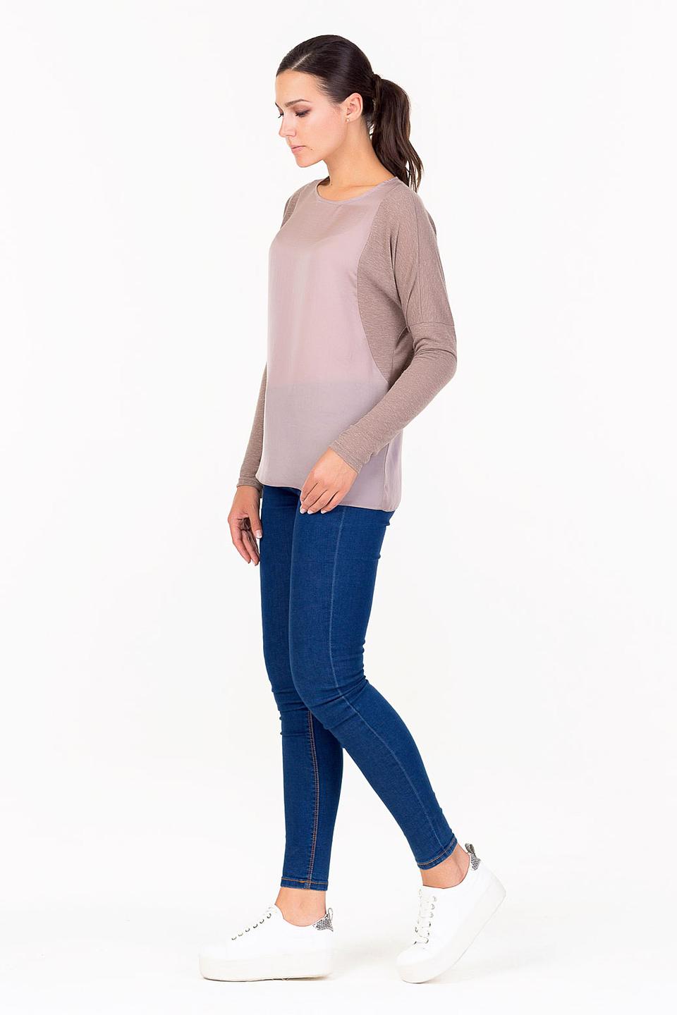 Блуза XARIZMAS с комбинированным дизайном