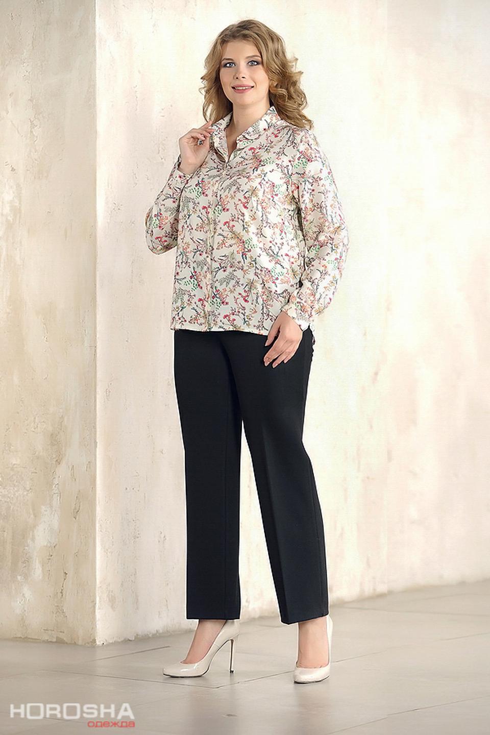 Блуза Horosha с цветочным принтом