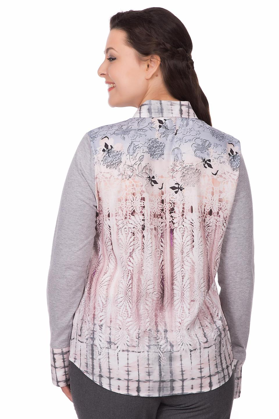 Блуза SE Stenau серая с принтом