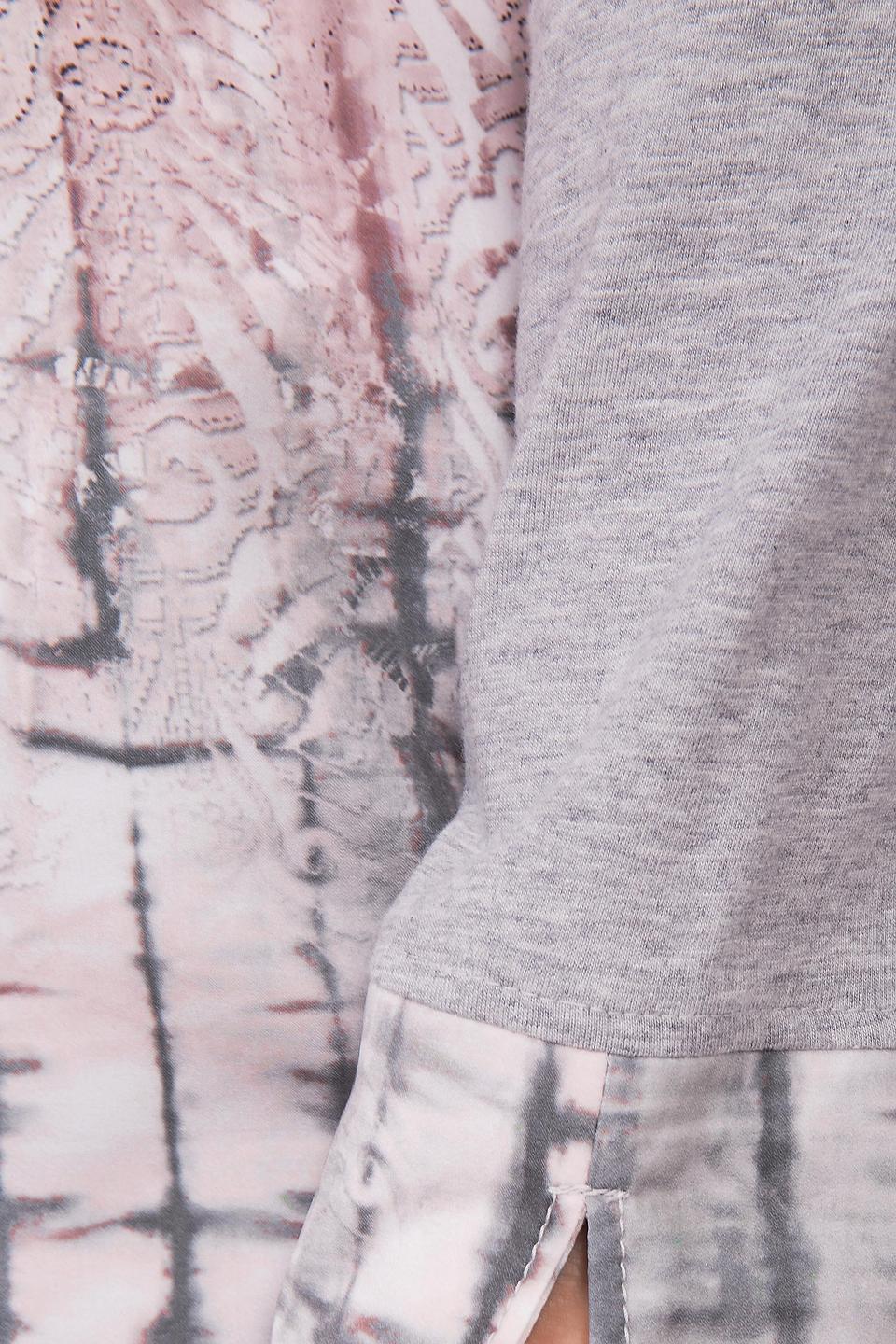 Блуза SE Stenau серая с принтом