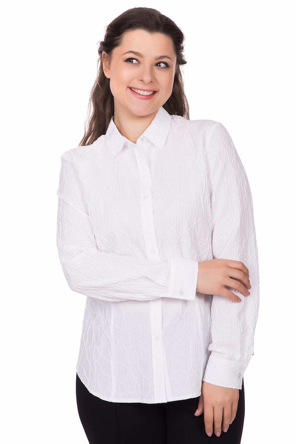 Блуза Erfo белая с текстурой