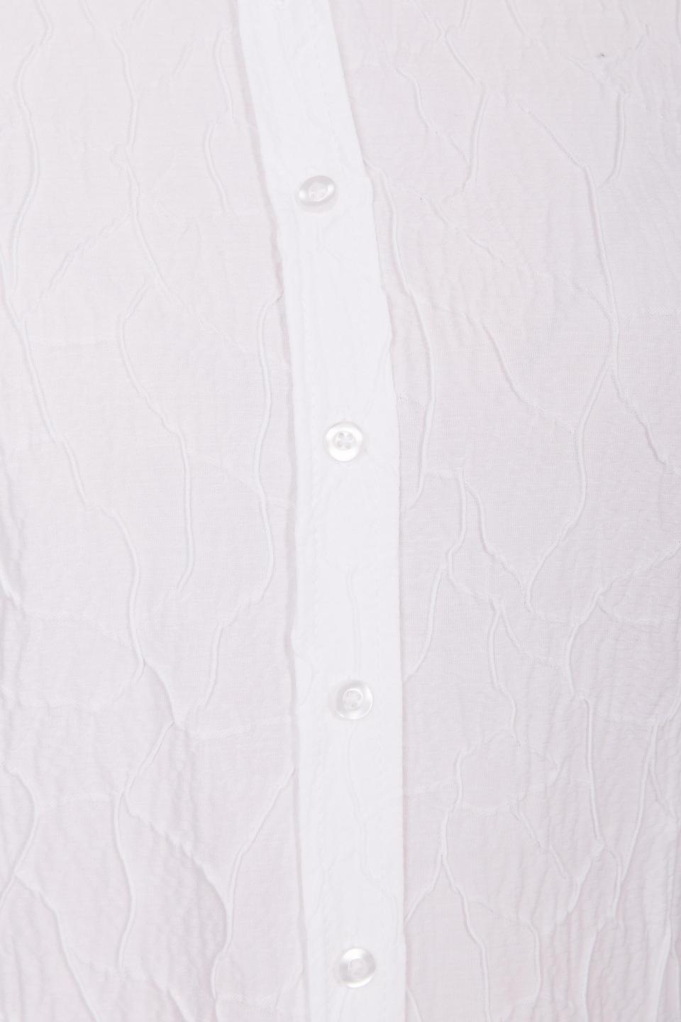 Блуза Erfo белая с текстурой