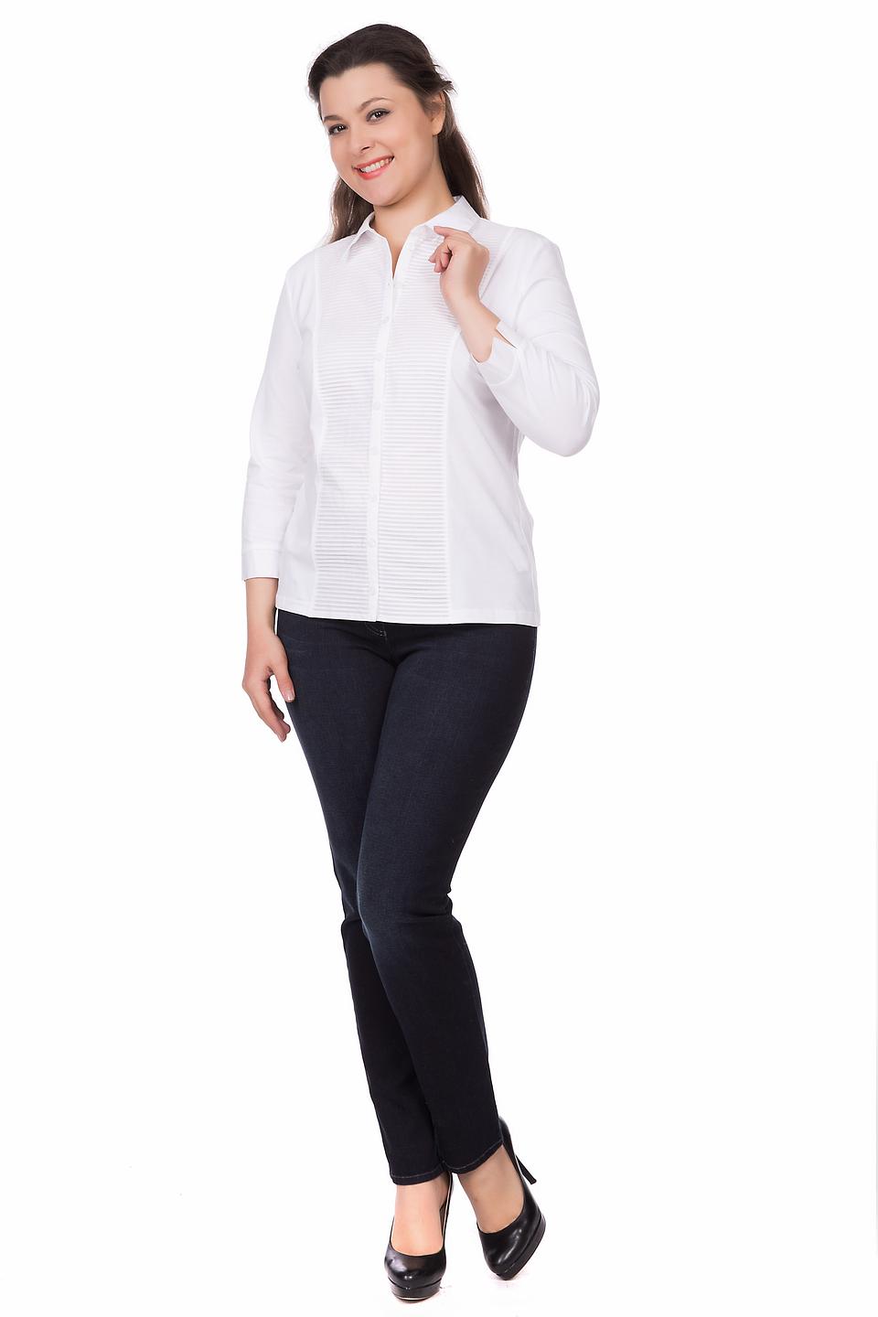 Блуза Erfo белая в полоску