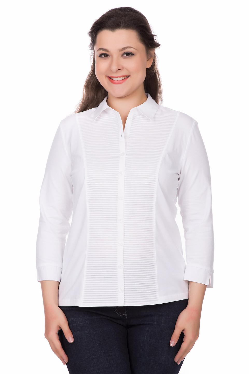 Блуза Erfo белая в полоску