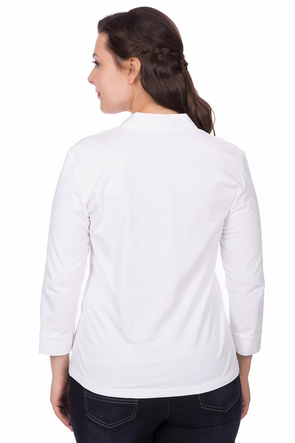 Блуза Erfo белая в полоску