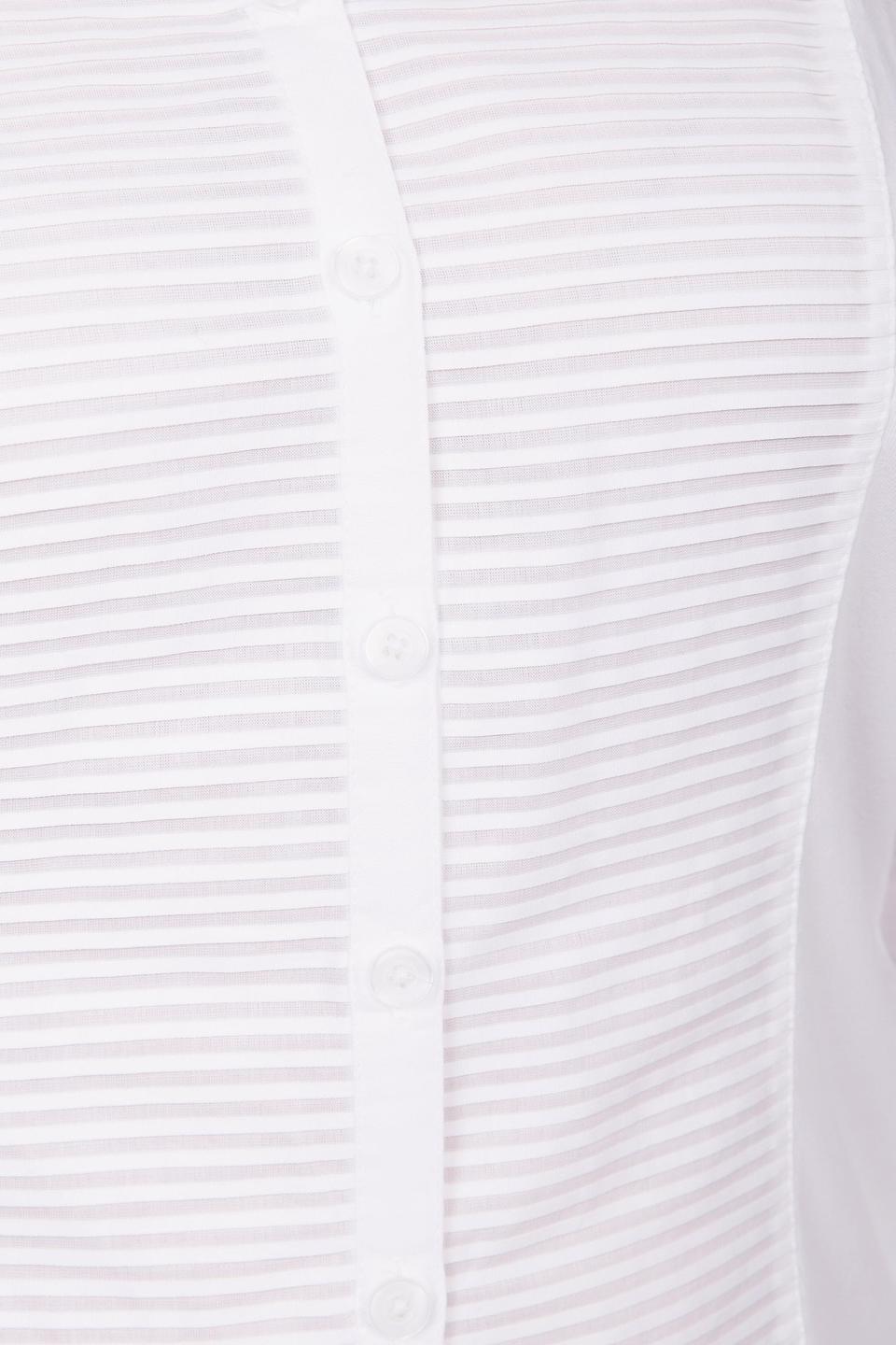 Блуза Erfo белая в полоску