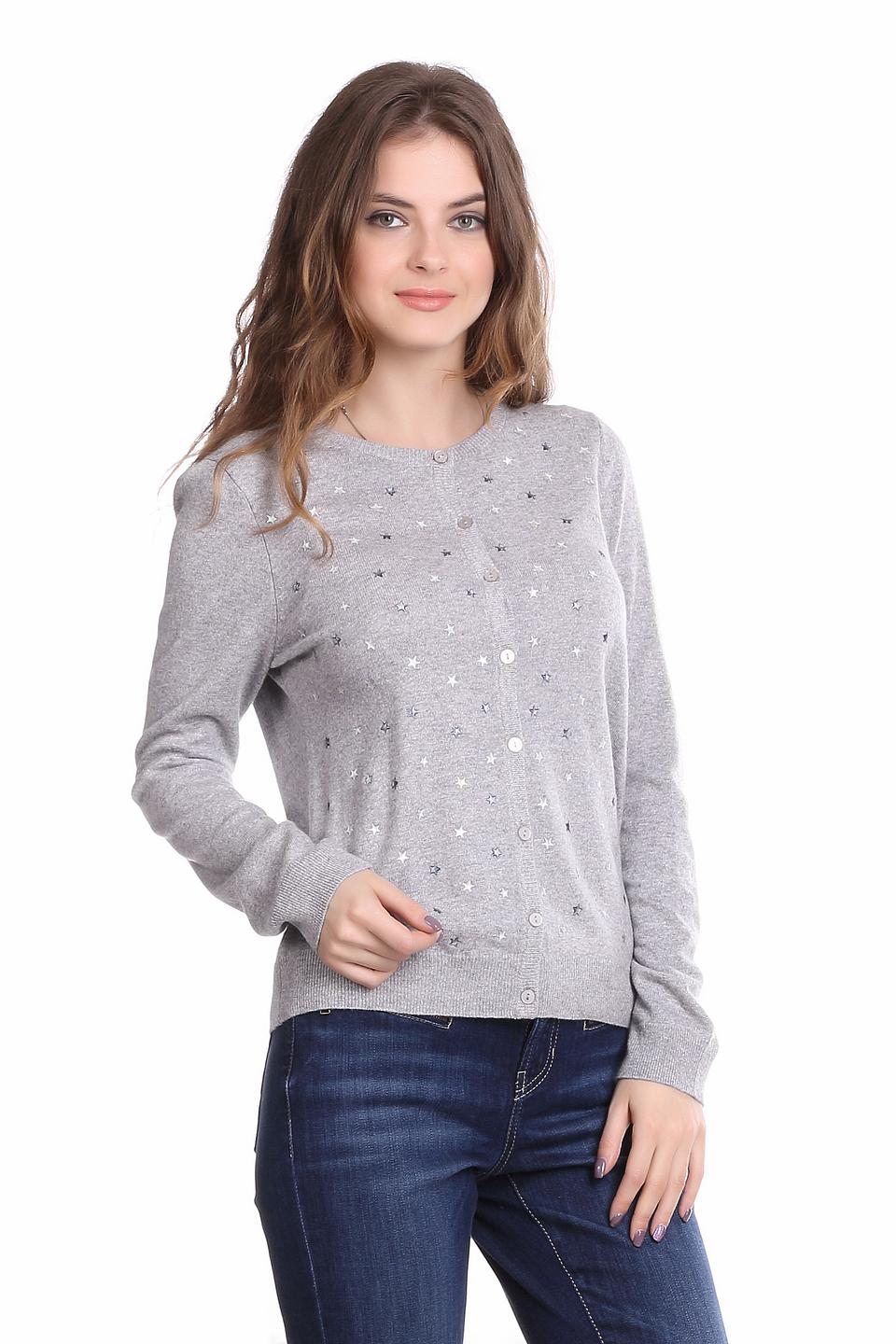 Жакет Gerry Weber с звёздами серый