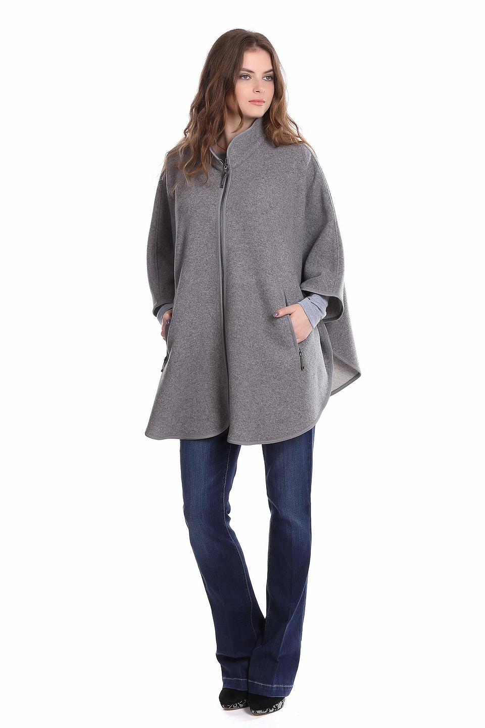 Пальто-кейп Gerry Weber серое