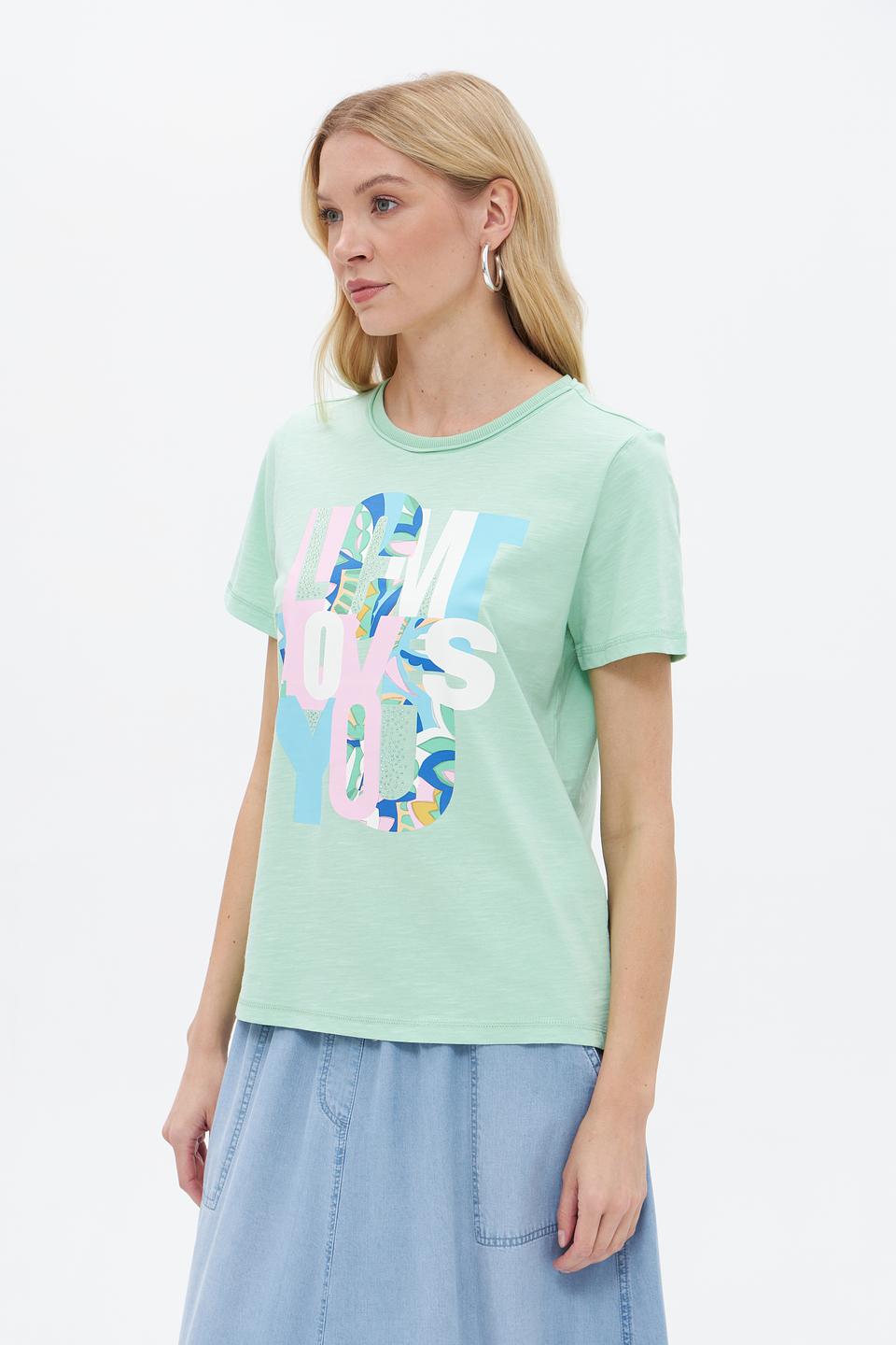 Футболка Lecomte с принтом