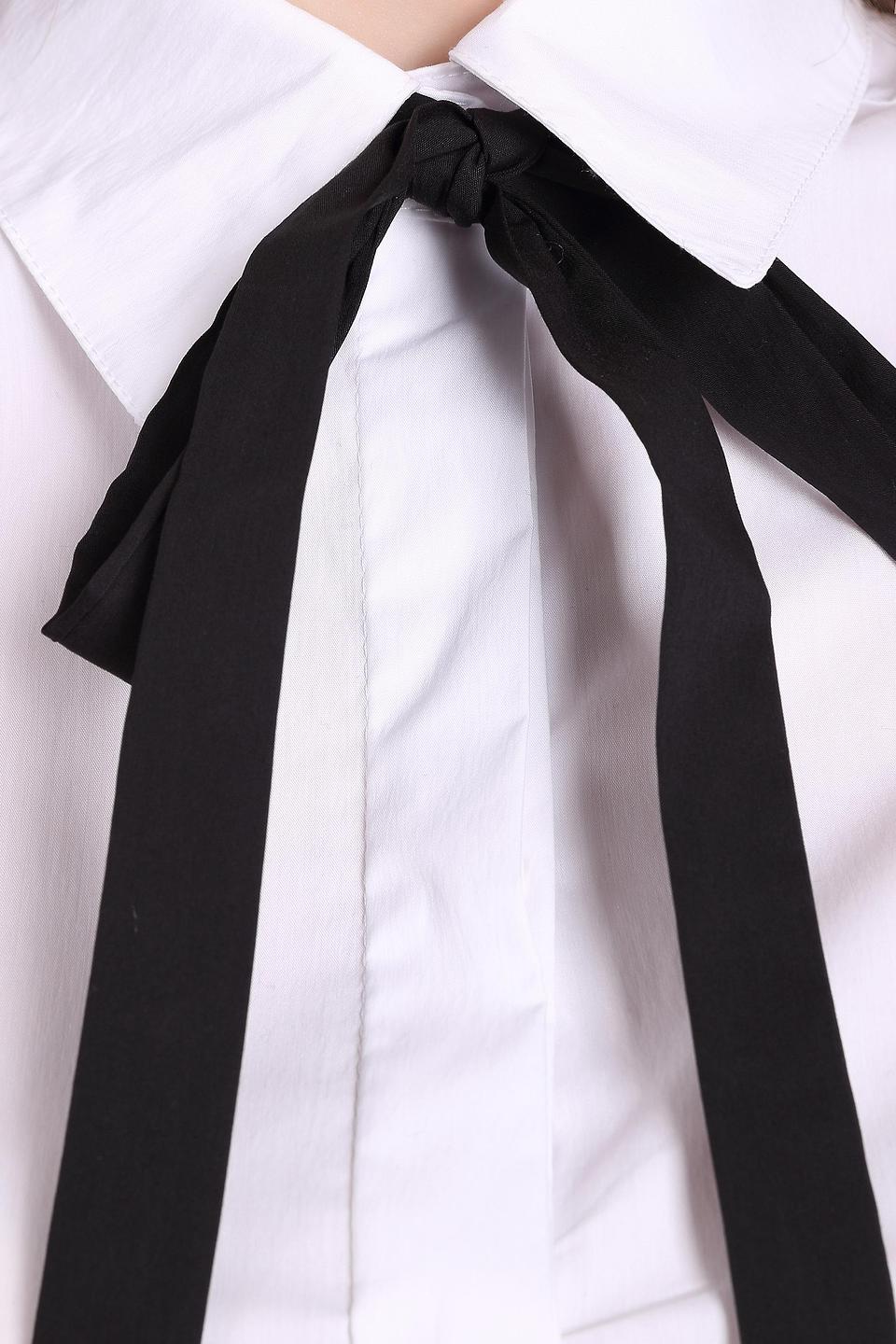 Блуза Argent белого цвета с бантом