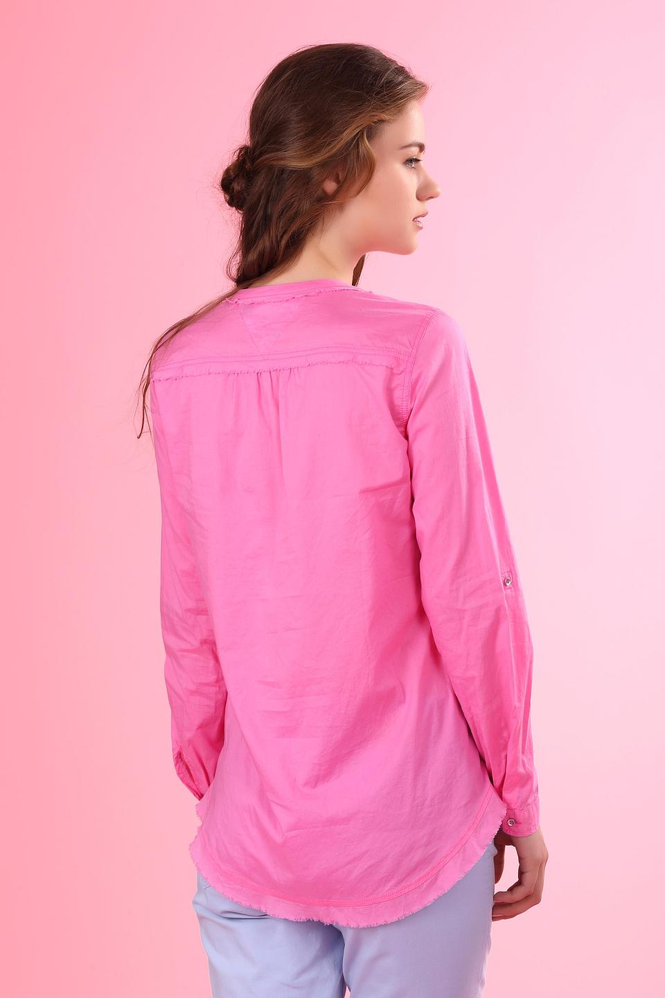 Блуза SE Stenau розовая с длинным рукавом