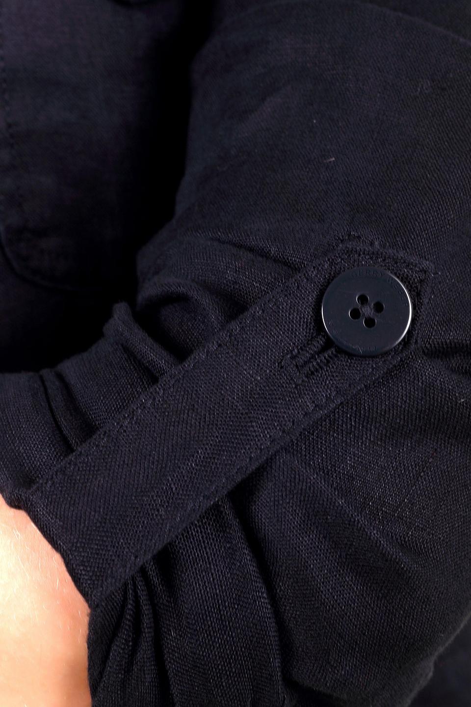 Жакет Gerry Weber чёрный с карманами и патами на рукавах