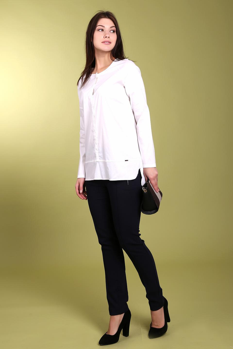 Блуза Cinque белая с планкой