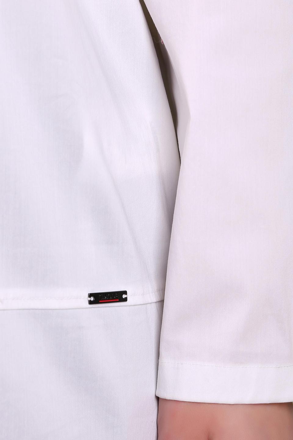 Блуза Cinque белая с планкой