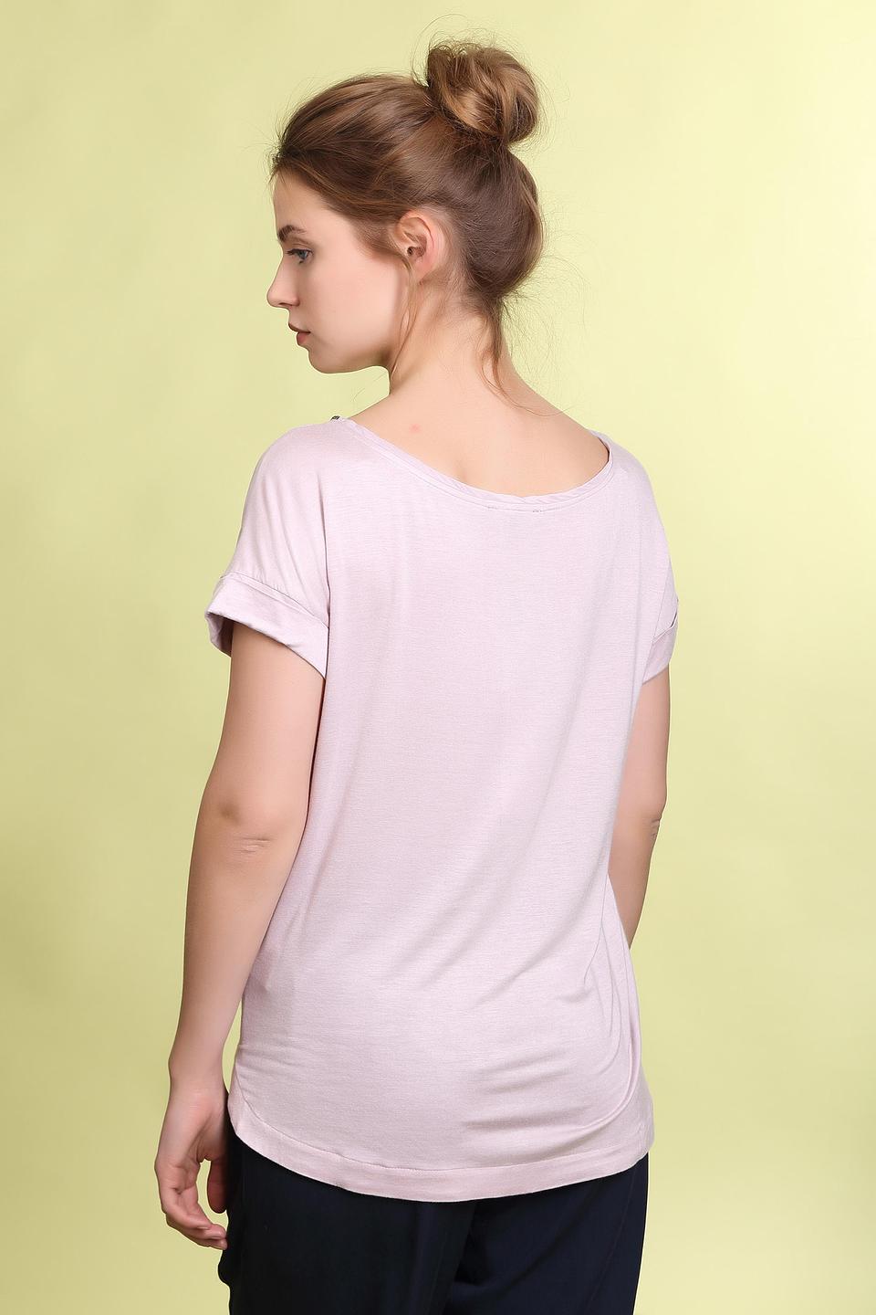 Розовая блуза Just Valeri с декором