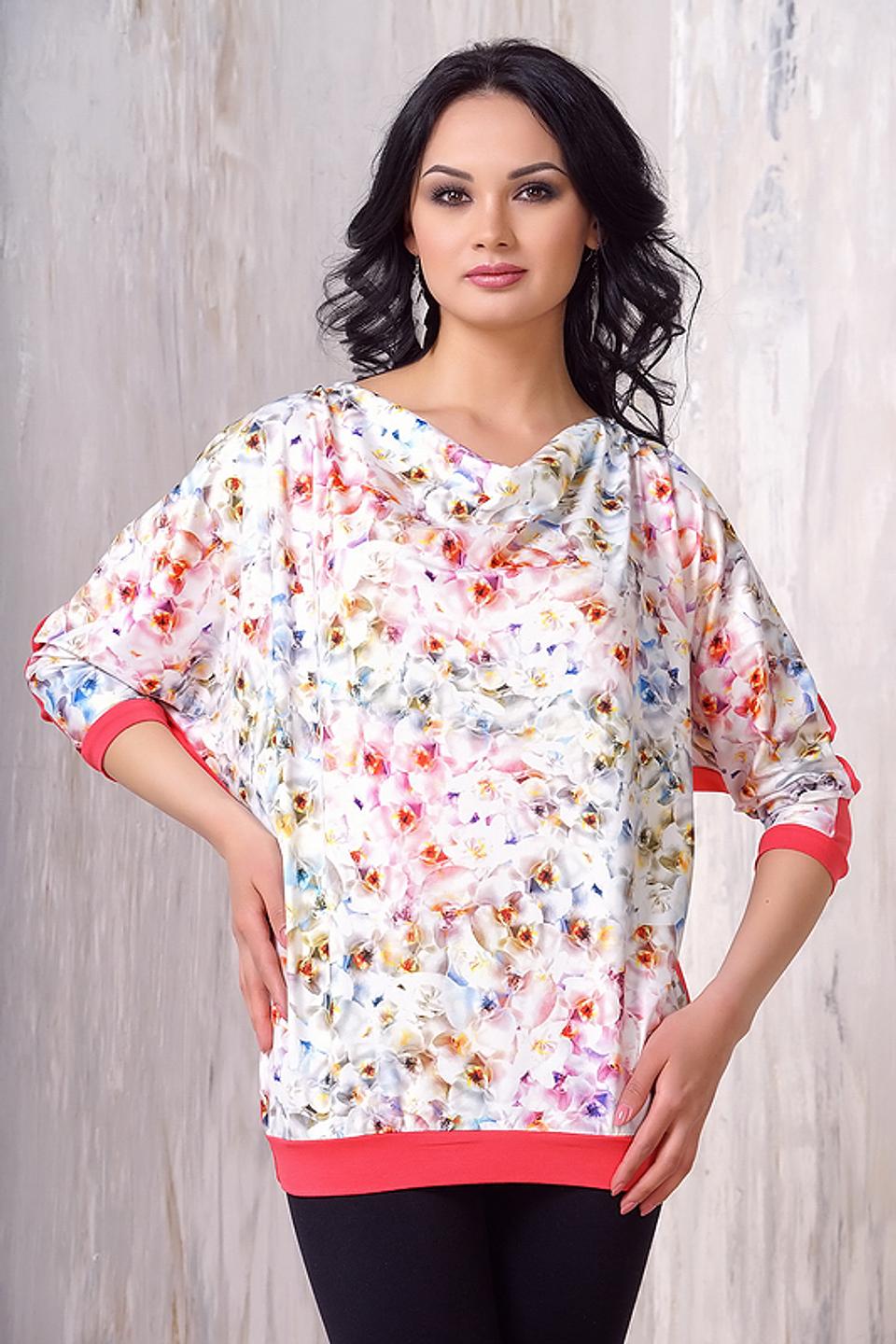 Блуза VAY с цветочным принтом