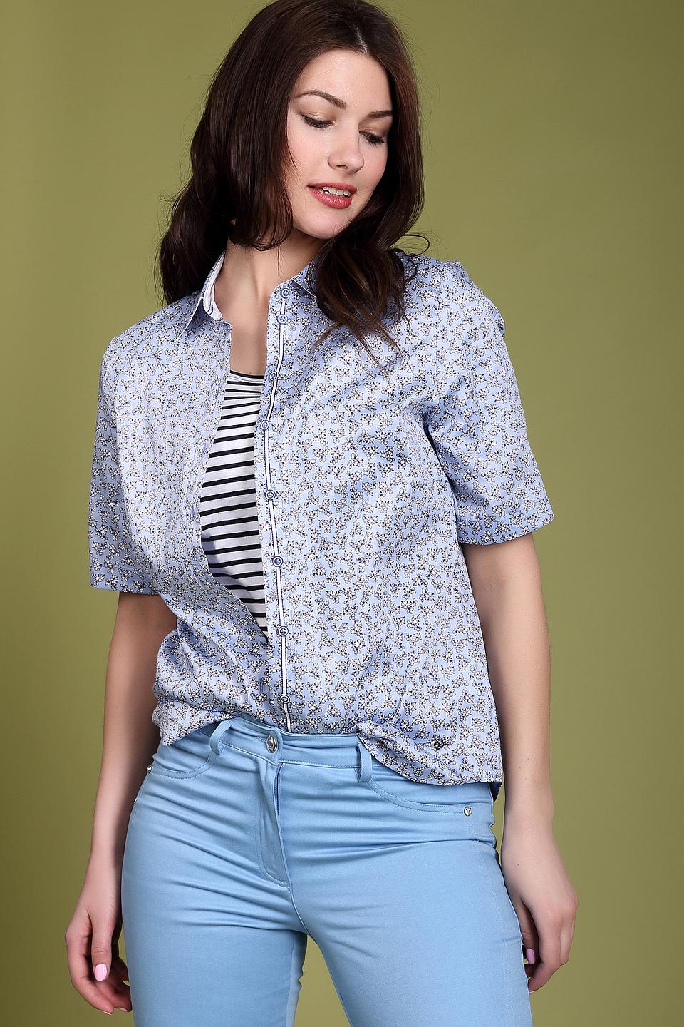 Блуза Erfo с цветочным принтом