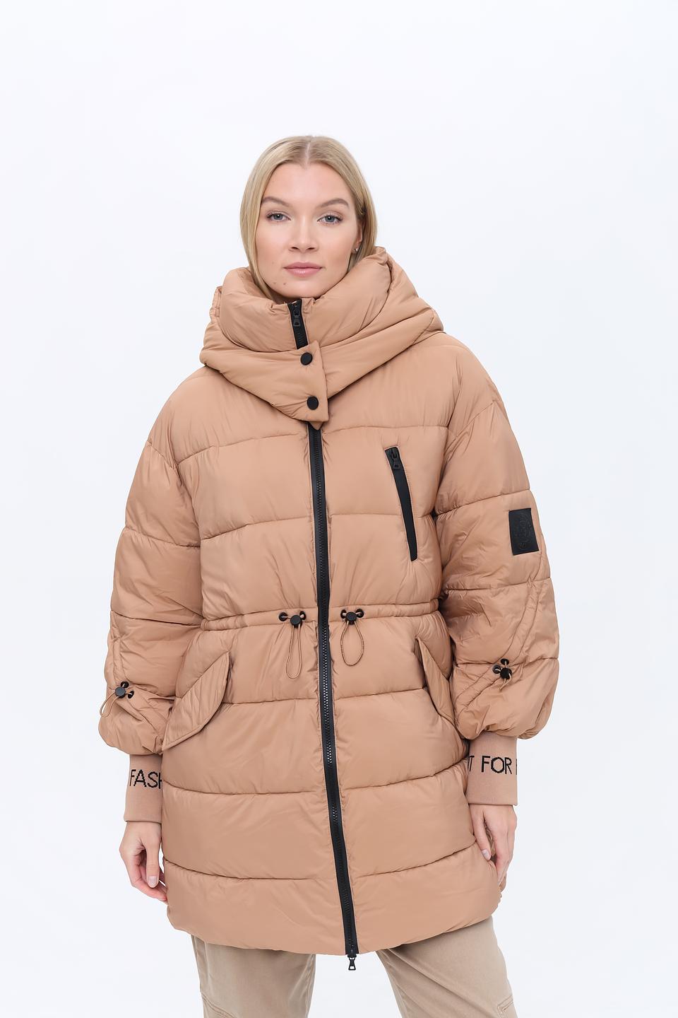 Куртка Marc Aurel стеганая бежевая