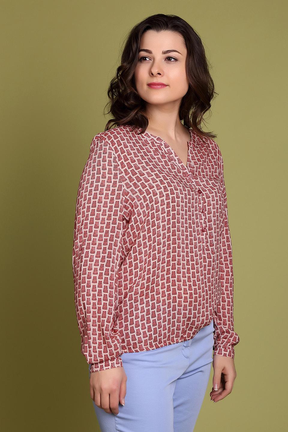 Блуза Lebek с принтом