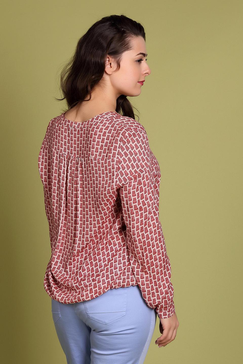 Блуза Lebek с принтом