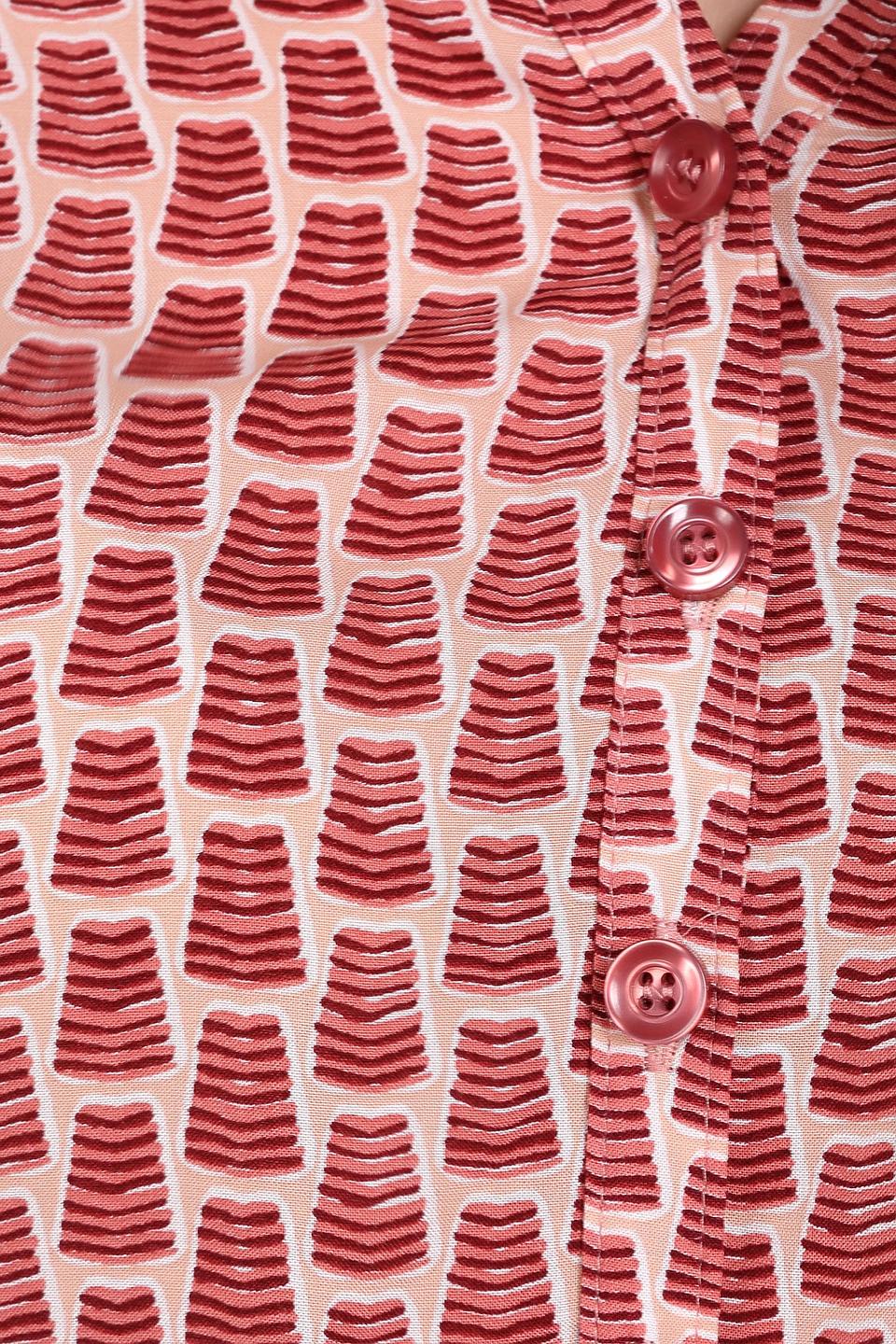 Блуза Lebek с принтом