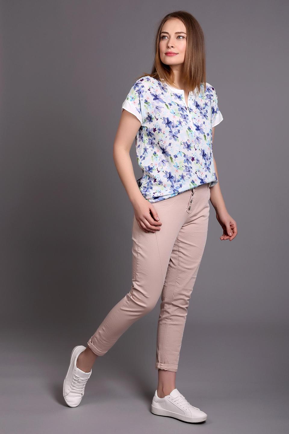 Блуза Pezzo с цветочным принтом