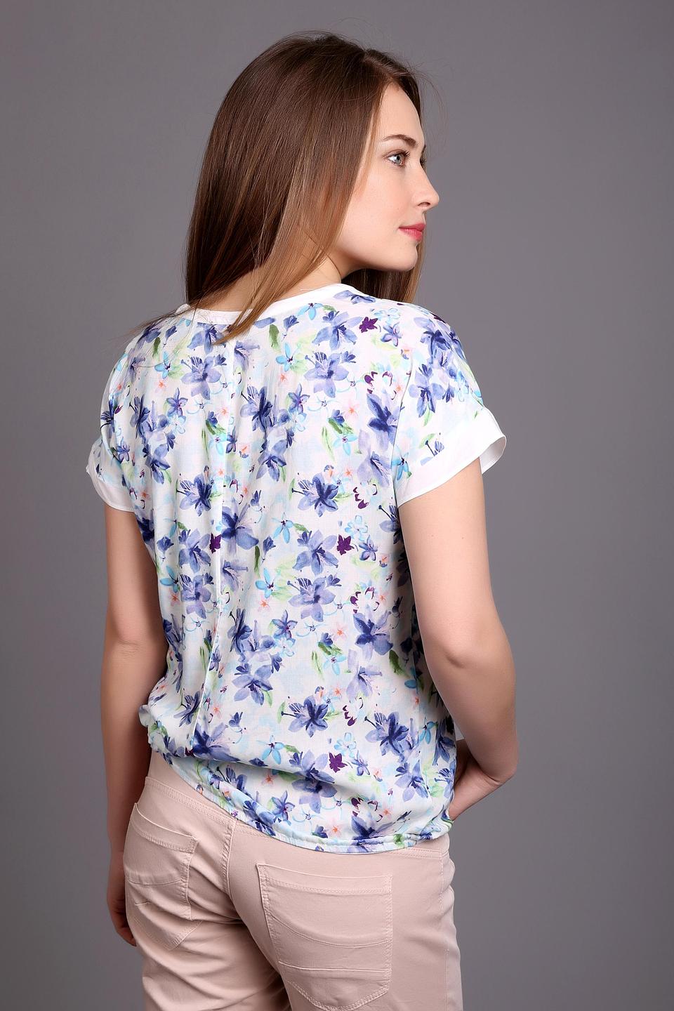 Блуза Pezzo с цветочным принтом