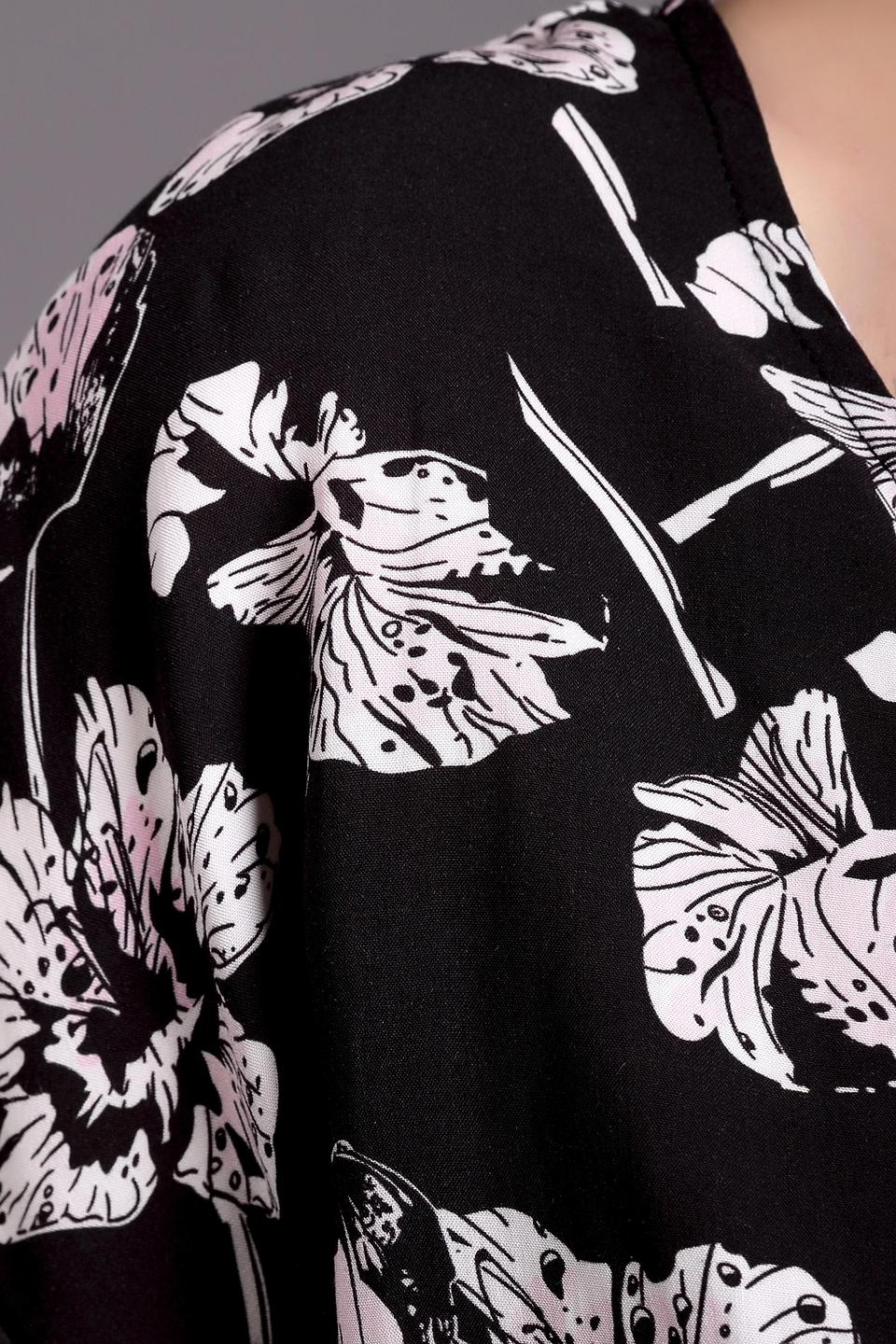 Блуза Pezzo с цветочным принтом