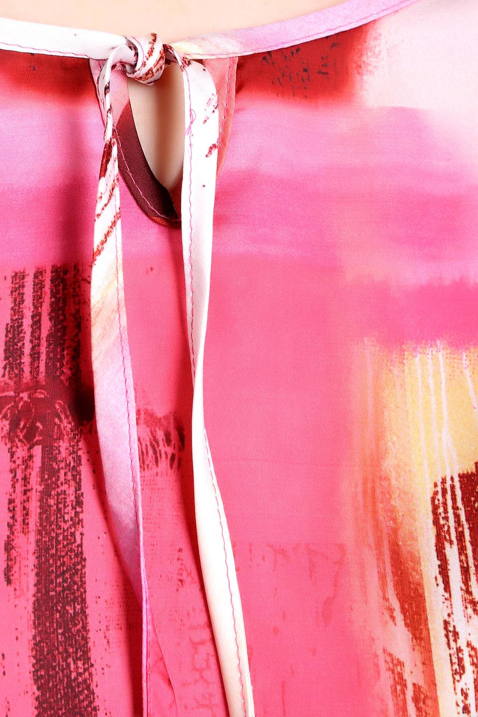 Блуза Lebek с абстрактным принтом